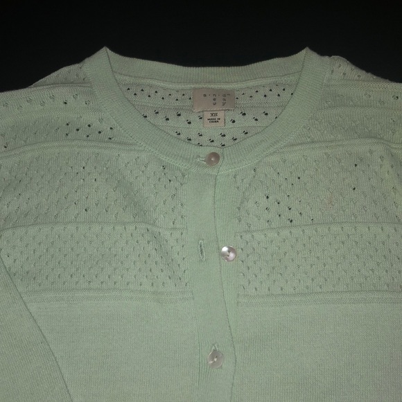 Mint Green Cardigan - Picture 3 of 5